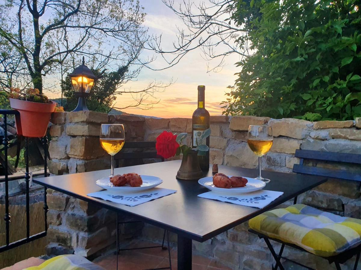 Casa Leonarda, authentic Istrian stone near Motovun, central Istria Zamask Luaran gambar