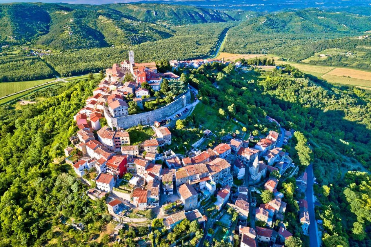 Casa Leonarda, authentic Istrian stone near Motovun, central Istria Zamask Luaran gambar