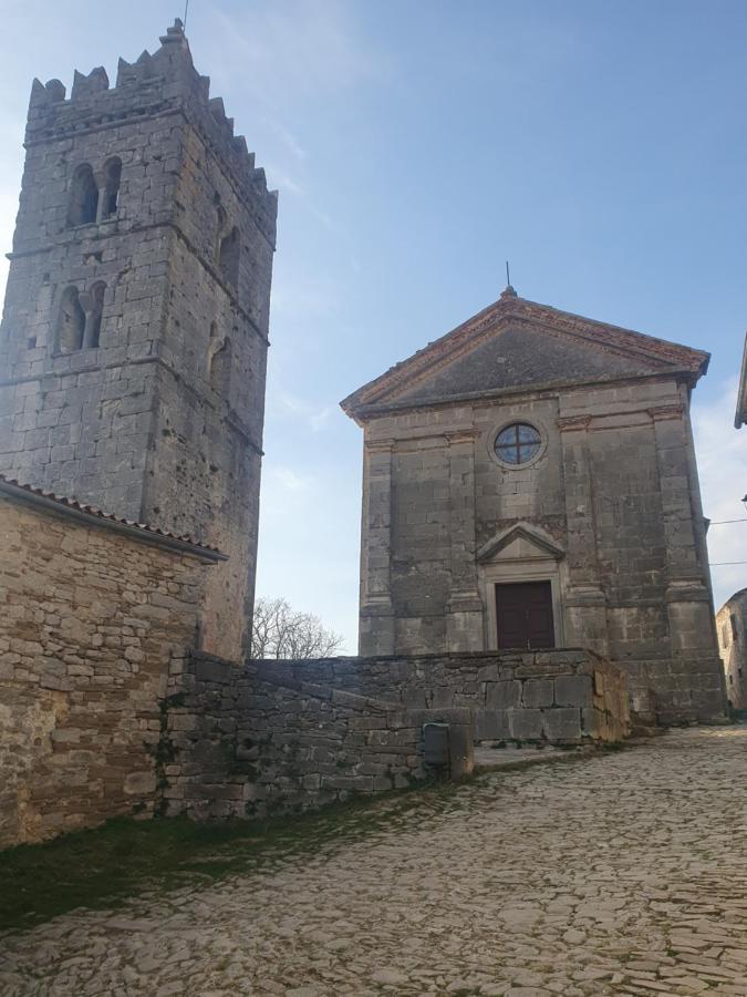Casa Leonarda, authentic Istrian stone near Motovun, central Istria Zamask Luaran gambar
